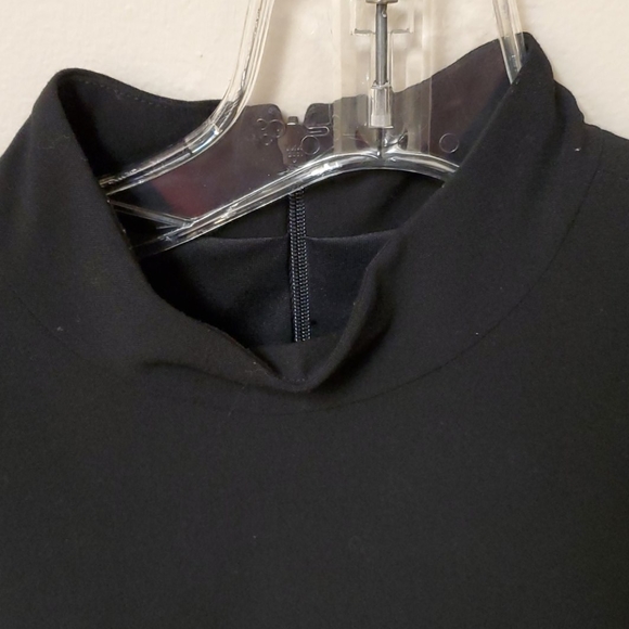 Cache LBD mock turtleneck cold shoulder dress 2 - Picture 3 of 10